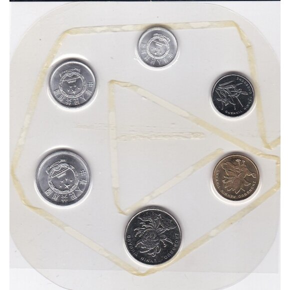 China Lot of 6 Standard Coins 1984, 88, 2007, 08 Uncirculated Presentation Pack - Picture 5 of 16